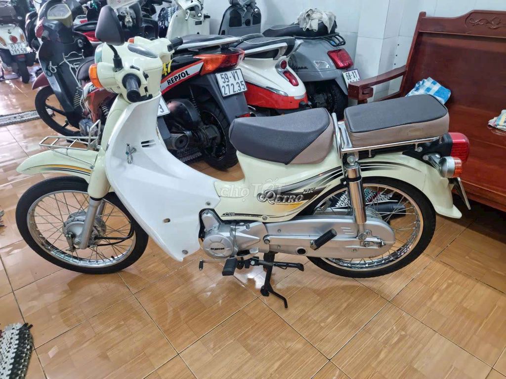Xe máy Retro 50cc Trắng kem. Mua bán Xe máy tại Quận Ninh Kiều Cần Thơ được đăng bởi CHXM Trung Trưc  hình 5