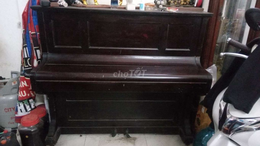 Đàn Piano Moutrie Nâu 2 bàn đạp cũ. Mua bán Nhạc cụ tại Quận 1 Tp Hồ Chí Minh được đăng bởi Hien Nguyen hình 1
