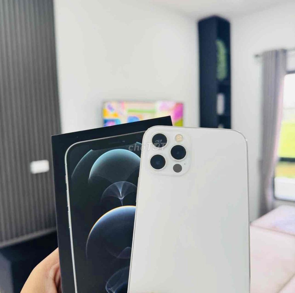 iPhone 12 Pro Max 128GB Trắng FULLBOX APPLE 2023. Mua bán Điện thoại tại Quận 10 Tp Hồ Chí Minh được đăng bởi iStockHCM hình 1