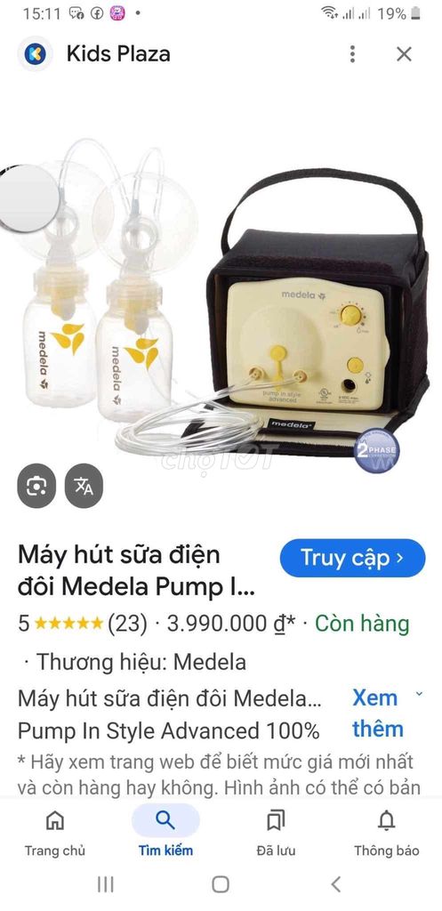 Máy medela pump