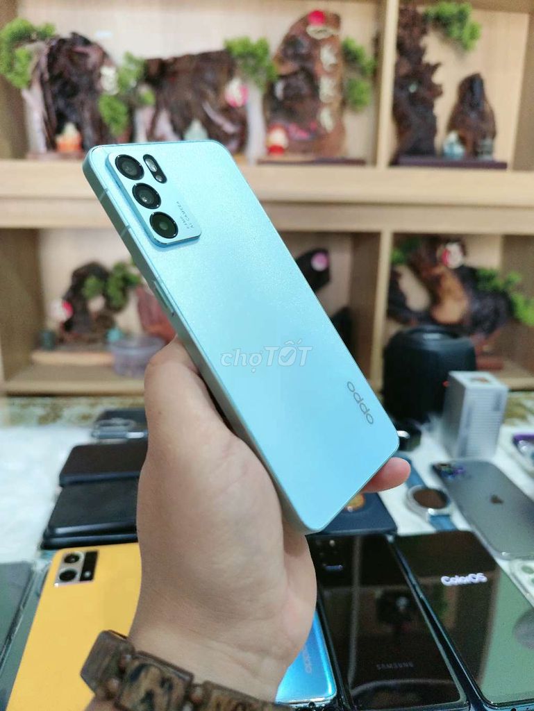 OPPO Reno 6 5G 8GB/128GB Xanh NFC. Mua bán Điện thoại tại Thị xã Phú Mỹ Bà Rịa - Vũng Tàu được đăng bởi THÁI SƠN MOBILE hình 1
