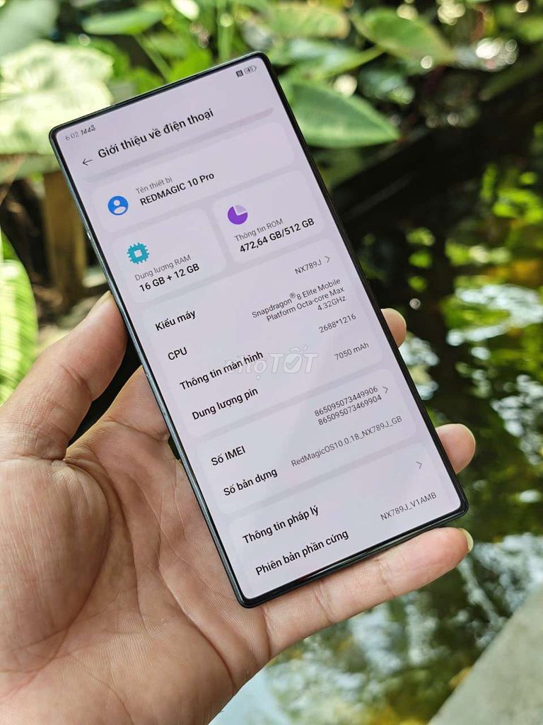 RedMagic 10 Pro plus 512GB Đen. Mua bán Điện thoại tại Quận 10 Tp Hồ Chí Minh được đăng bởi hung reo hình 1