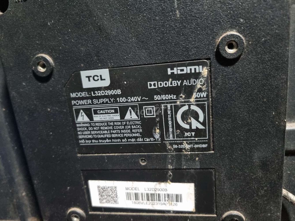 Tivi TCL L32D2900B Sọc màn. Mua bán Tivi, Âm thanh tại Huyện Thăng Bình Quảng Nam được đăng bởi Lê Văn Hải hình 1