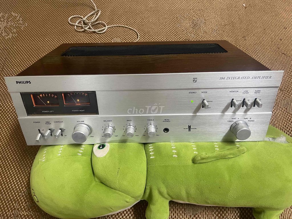 Amply tích hợp Philips 594 Bạc Kim loại gỗ. Mua bán Tivi, Âm thanh tại Quận Đống Đa Hà Nội được đăng bởi jonny Nam hình 1