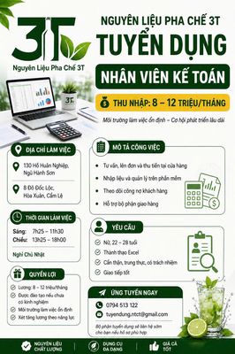 NGUYÊN LIỆU PHA CHẾ 3T logo