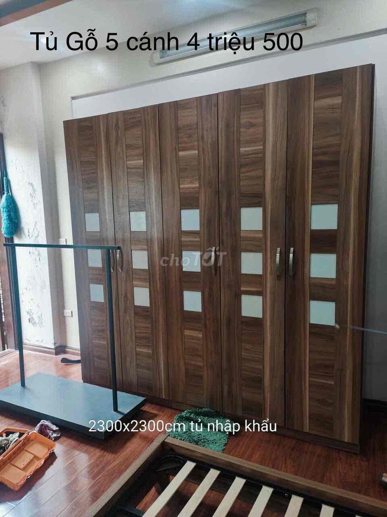 Tủ Quần Áo Gỗ 5 cánh đã tháo dỡ 2m3 x 2m3. Mua bán Tủ, kệ gia đình tại Quận Cầu Giấy Hà Nội được đăng bởi Truc Anh hình 1