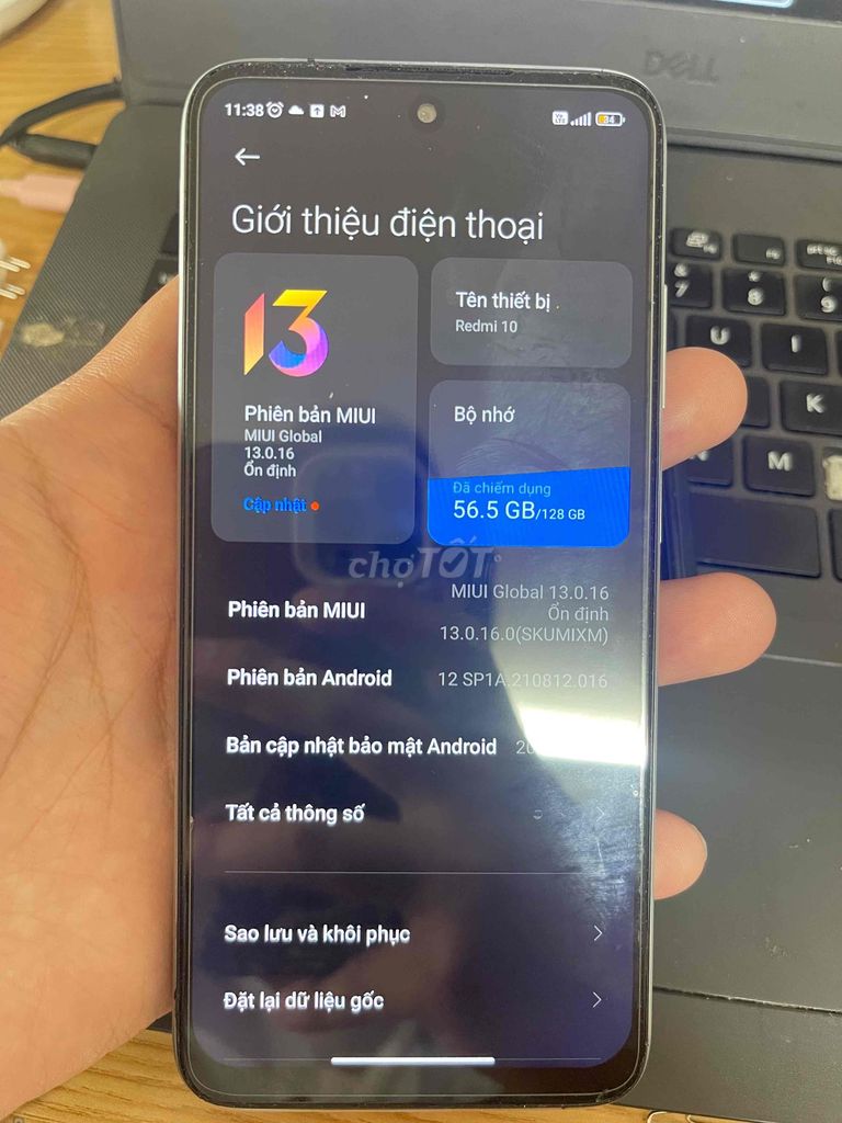Xiaomi Redmi 10 128GB Trắng. Mua bán Điện thoại tại Huyện Hoài Đức Hà Nội được đăng bởi Nam Hoàng hình 1