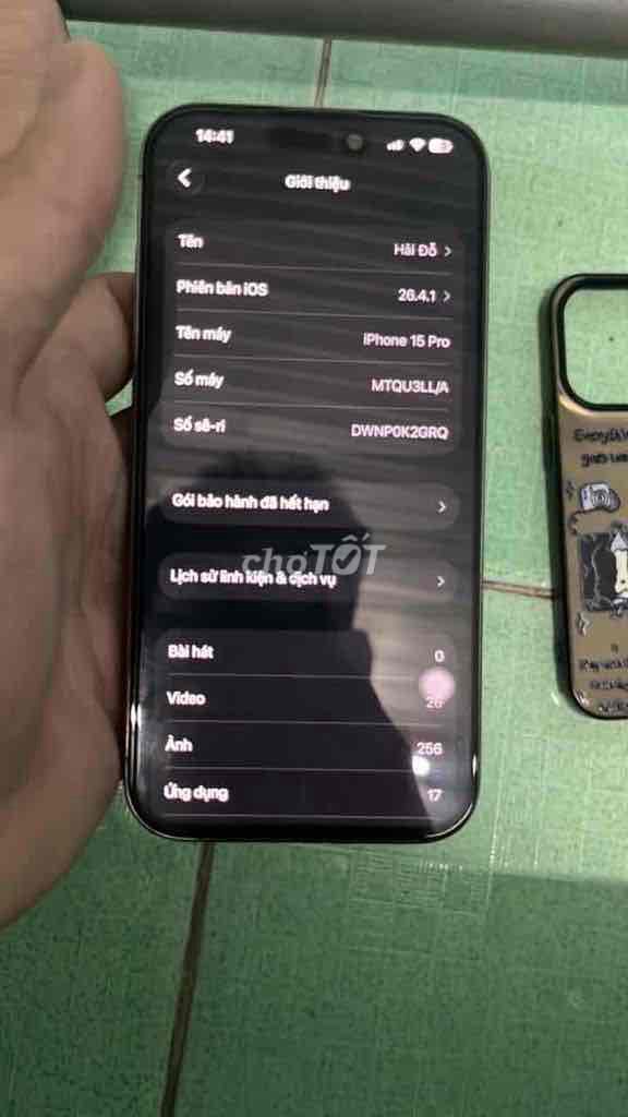 iPhone 15 Pro Xám. Mua bán Điện thoại tại Thành phố Biên Hòa Đồng Nai được đăng bởi Hải Đỗ hình 1