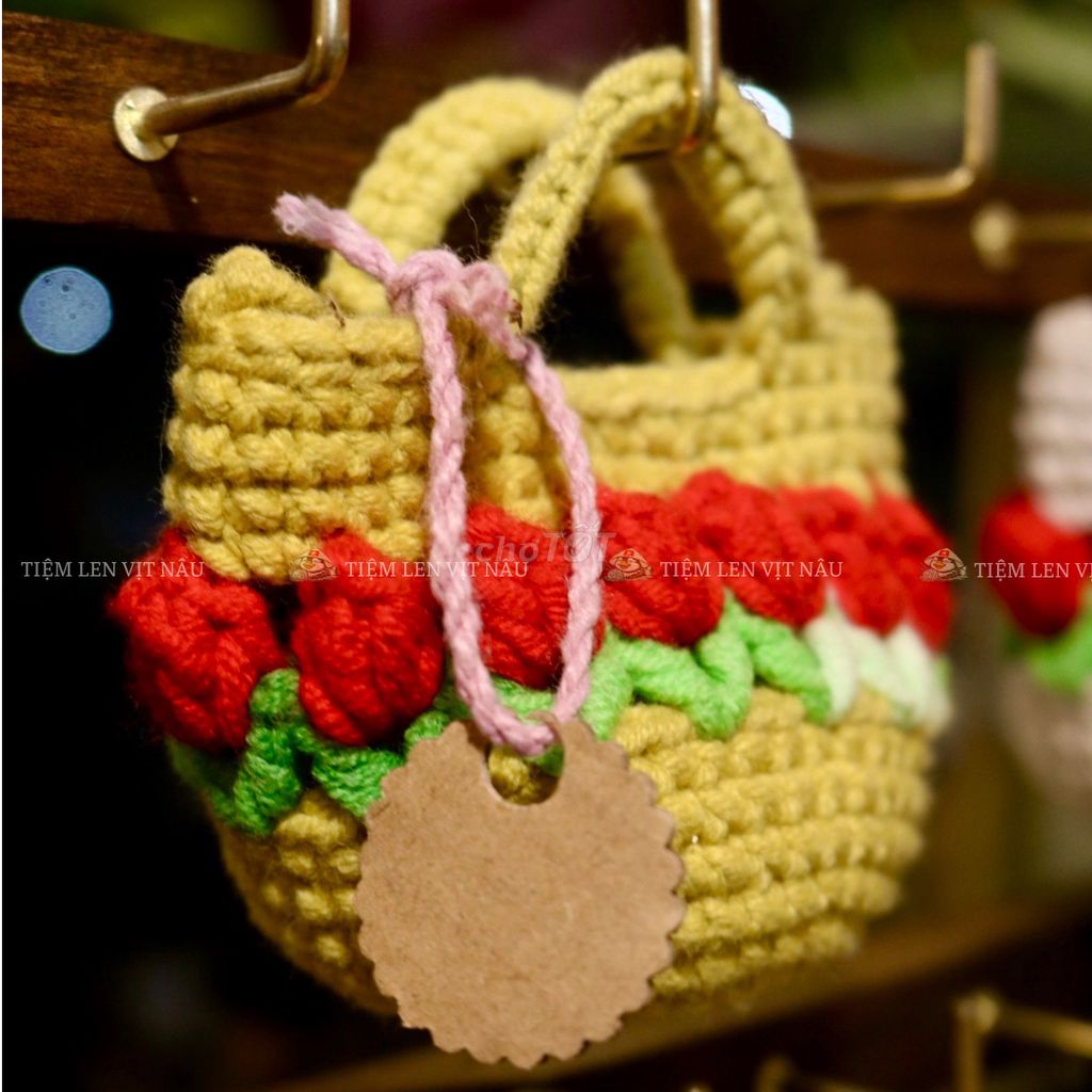 TÚI ĐỰNG TAI NGHE LEN HANDMADE. Mua bán Túi xách tại Quận Bình Thuỷ Cần Thơ được đăng bởi PHƯƠNG hình 1