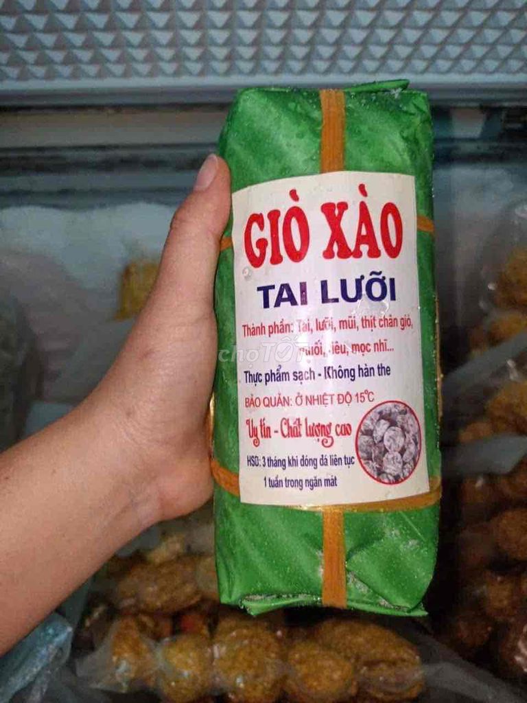 Giò xào tai lưỡi - Giò Thủ