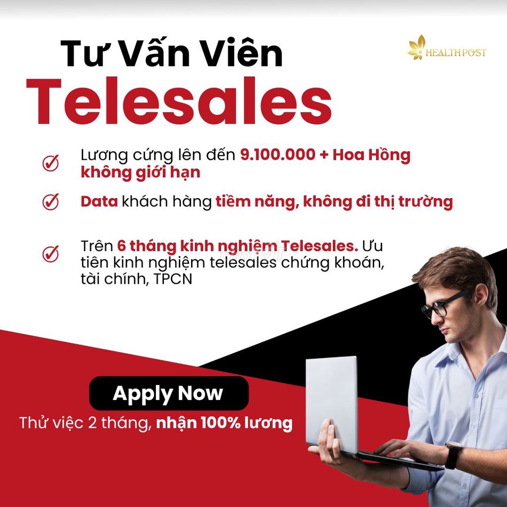 Chuyên Viên Tư Vấn Bán Hàng/Telesale - PV Làm Ngay