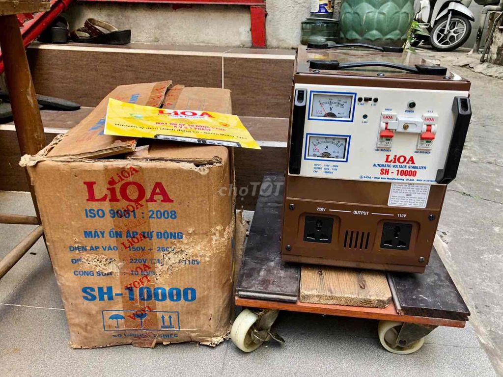 Ổn áp LIOA SH-10000 10KVA Nâu Mới. Mua bán Đồ chuyên dụng, Giống nuôi trồng tại Quận 3 Tp Hồ Chí Minh được đăng bởi Nguyễn Đồng hình 1