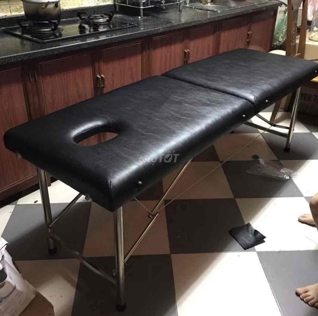 Giường gấp Spa xăm hình Đen. Mua bán Đồ chuyên dụng, Giống nuôi trồng tại Huyện Nhà Bè Tp Hồ Chí Minh được đăng bởi thành đạt hình 1