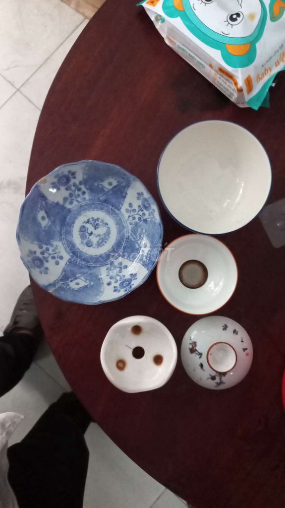 Chén đĩa gốm sứ hoa văn gà trống. Mua bán Dụng cụ nhà bếp tại Quận 1 Tp Hồ Chí Minh được đăng bởi Anh Phát  hình 1