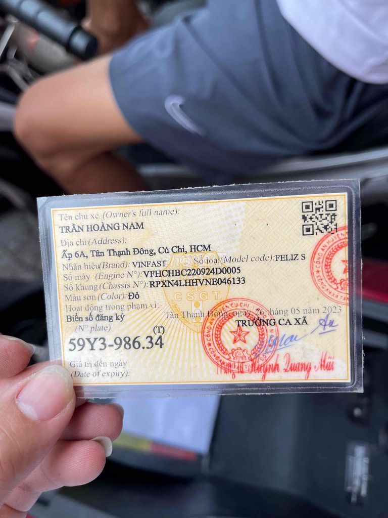 Feliz S pin sạc mua đứt giấy tờ đầy đủ. Mua bán Xe điện tại Quận Bình Tân Tp Hồ Chí Minh được đăng bởi Shop THOA XE ĐIỆN hình 3