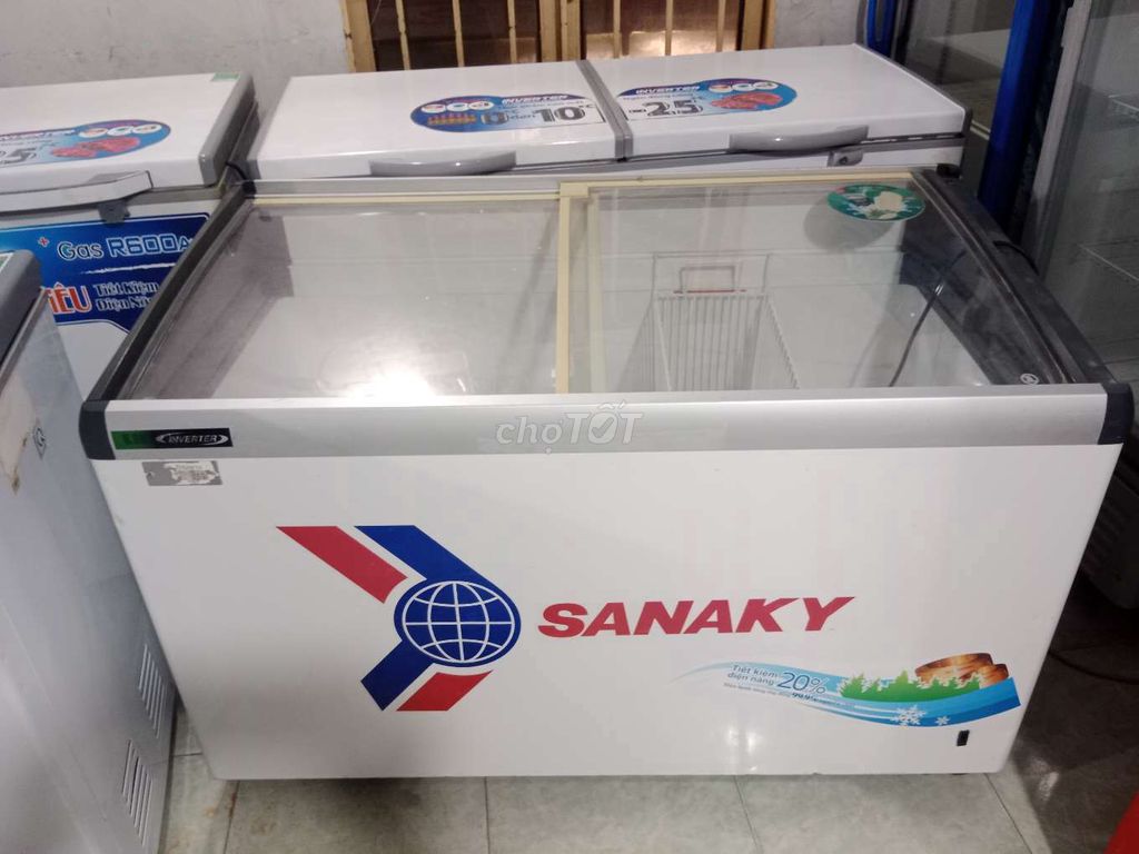 500 l tủ kem đẹp như hình Sanaky