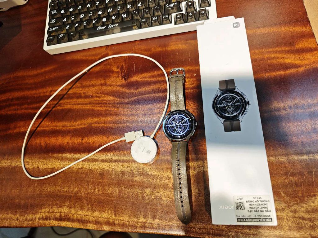 Xiaomi Watch 2 Pro Bạc Dây da nâu. Mua bán Thiết bị đeo thông minh tại Quận Gò Vấp Tp Hồ Chí Minh được đăng bởi Tuấn hình 1