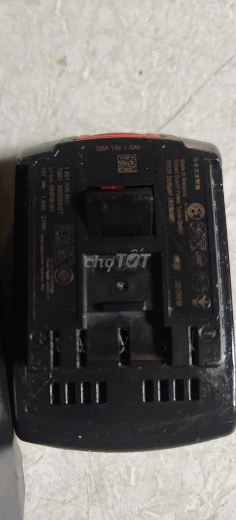 Pin sạc Bosch GBA 18V 1.5Ah Đen. Mua bán Đồ chuyên dụng, Giống nuôi trồng tại Huyện Duy Xuyên Quảng Nam được đăng bởi Quang Le hình 1