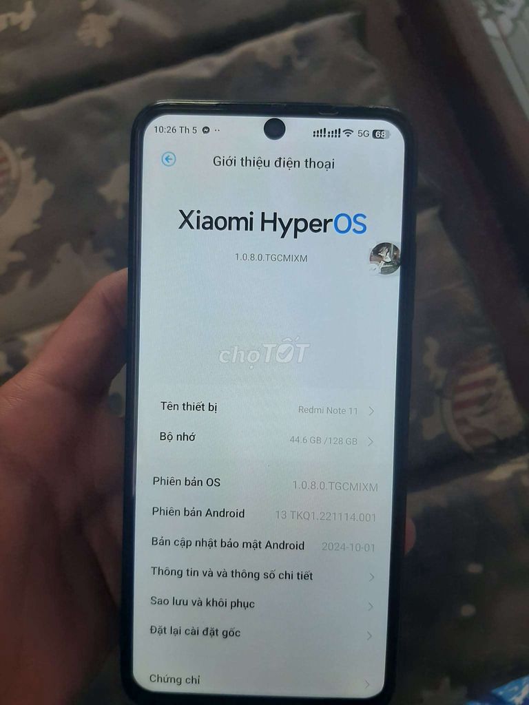 Redmi note 11. Mua bán Điện thoại tại Thành phố Long Xuyên An Giang được đăng bởi Shin hình 1