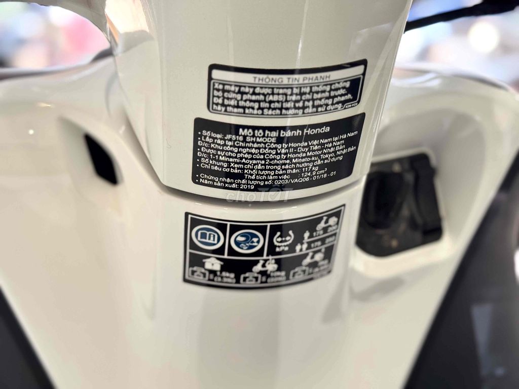 Sh Mode 219 Abs Trắng đen keng. Mua bán Xe máy tại Thành phố Buôn Ma Thuột Đắk Lắk được đăng bởi Nguyễn hoàng Anh hình 5