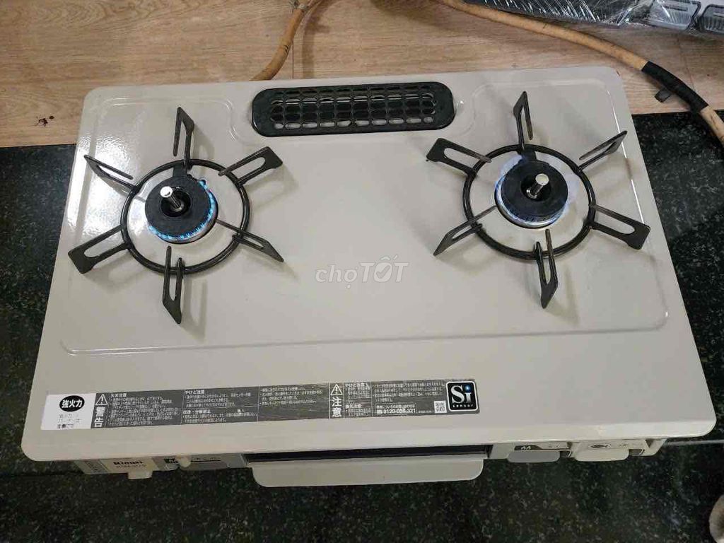 Bếp gas Rinnai mặt men Nhật Bản. Mua bán Bếp, lò, đồ điện nhà bếp tại Thành phố Long Xuyên An Giang được đăng bởi Nguyễn Thành Lợi hình 1