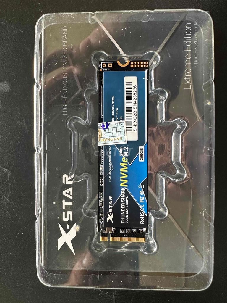 Ổ cứng SSD X-STAR NVMe M.2 256GB Mới. Mua bán Linh kiện (RAM, Card...) tại Huyện Đắk Hà Kon Tum được đăng bởi Phán Nguyễn hình 1