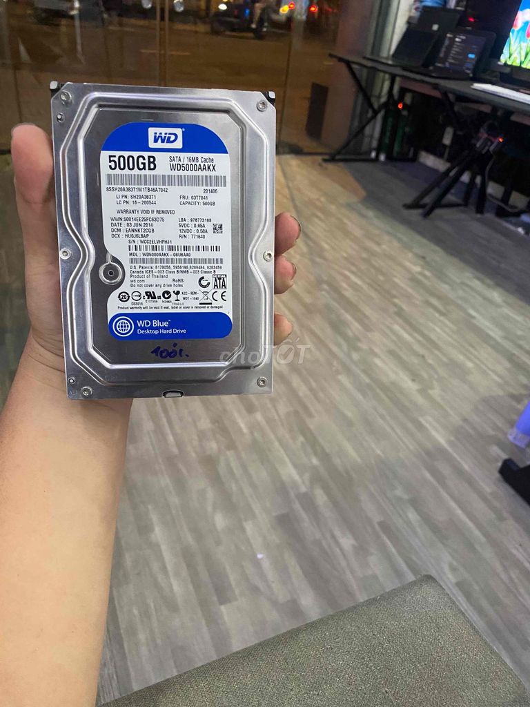 BÁN Ổ CỨNG HDD 500GB CŨ. Mua bán Linh kiện (RAM, Card...) tại Quận Gò Vấp Tp Hồ Chí Minh được đăng bởi ngọc trang hình 1