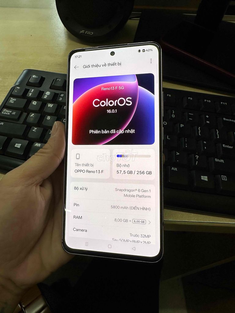 Oppo Reno 13F 5G Tím 256GB. Mua bán Điện thoại tại Quận 8 Tp Hồ Chí Minh được đăng bởi Ha Le hình 1