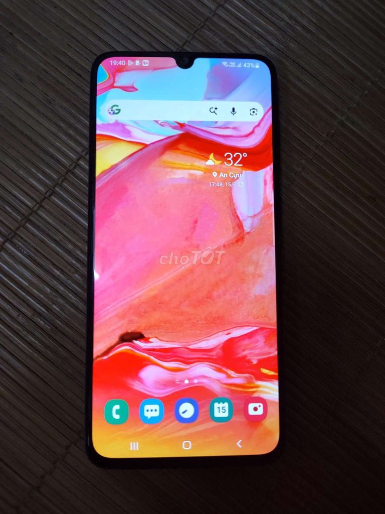 Samsung A70 Xanh Chưa sửa chữa. Mua bán Điện thoại tại Thành phố Huế Thừa Thiên Huế được đăng bởi Việt Anh Phạm Nguyễn hình 1
