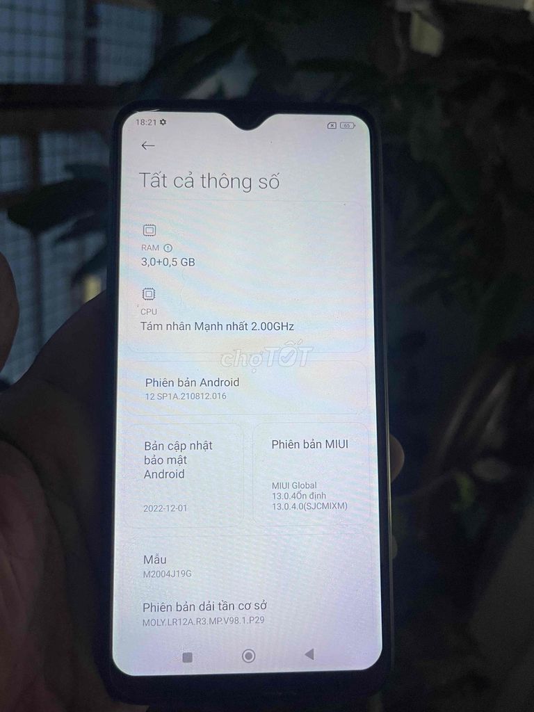 Xiaomi Redmi 9 32GB Đen. Mua bán Điện thoại tại Quận 8 Tp Hồ Chí Minh được đăng bởi Lâm Khang hình 1
