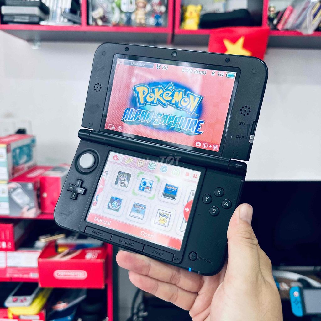 Nintendo 3DS XL 32GB Xanh 32GB Fullgame. Mua bán Thiết bị chơi game tại Quận 8 Tp Hồ Chí Minh được đăng bởi school stone hình 1
