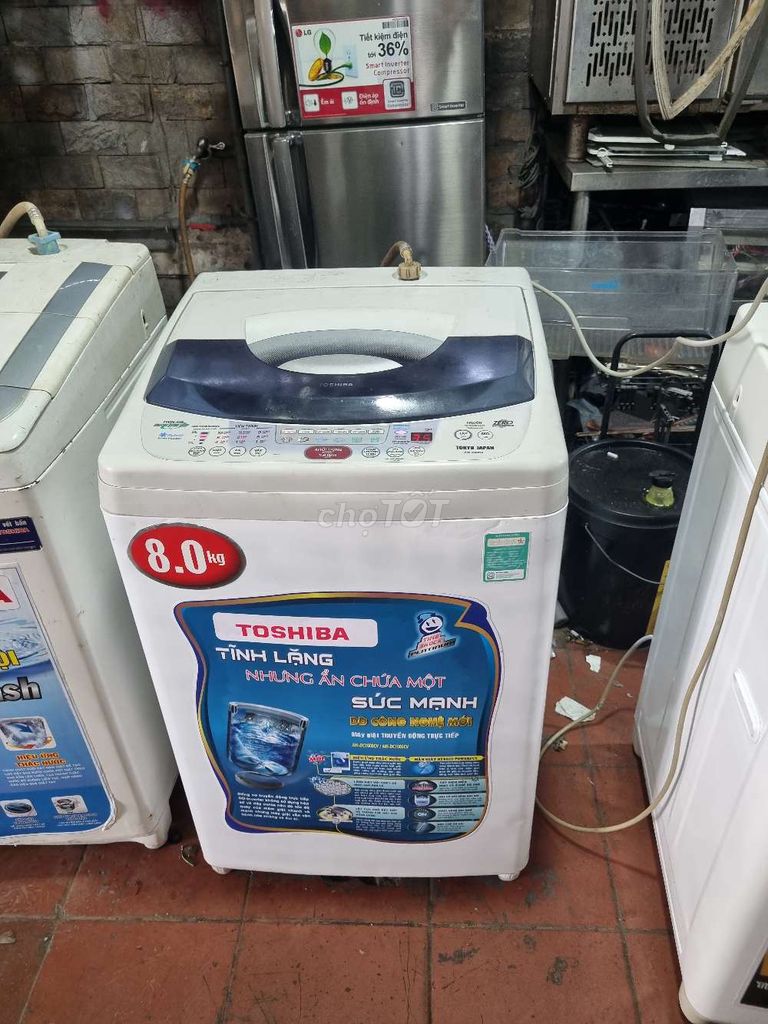 Thanh lý Máy giặt Toshiba 8kg chạy tốt có ship. Mua bán Máy giặt tại Quận 7 Tp Hồ Chí Minh được đăng bởi Pi trần hình 1