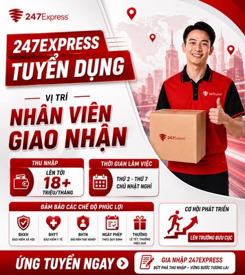 Nhân viên giao hàng Nghệ An