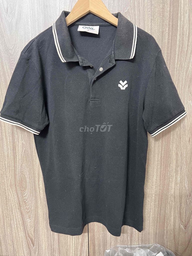 Áo polo OWL đen size S. Mua bán Quần áo tại Quận 10 Tp Hồ Chí Minh được đăng bởi Thieee hình 1