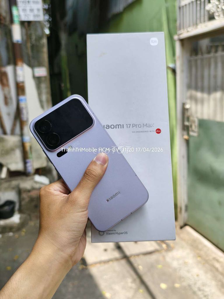 Xiaomi 17 Pro Max Tím 16/512 fullbox ROM gốc. Mua bán Điện thoại tại Quận Gò Vấp Tp Hồ Chí Minh được đăng bởi Thanh Tri hình 1