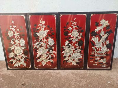 Mình thanh lý bức tranh tứ quý sơn mài còn đẹp bán. Mua bán Đồ sưu tầm, đồ cổ tại Quận Tân Phú Tp Hồ Chí Minh được đăng bởi tranh hoàng