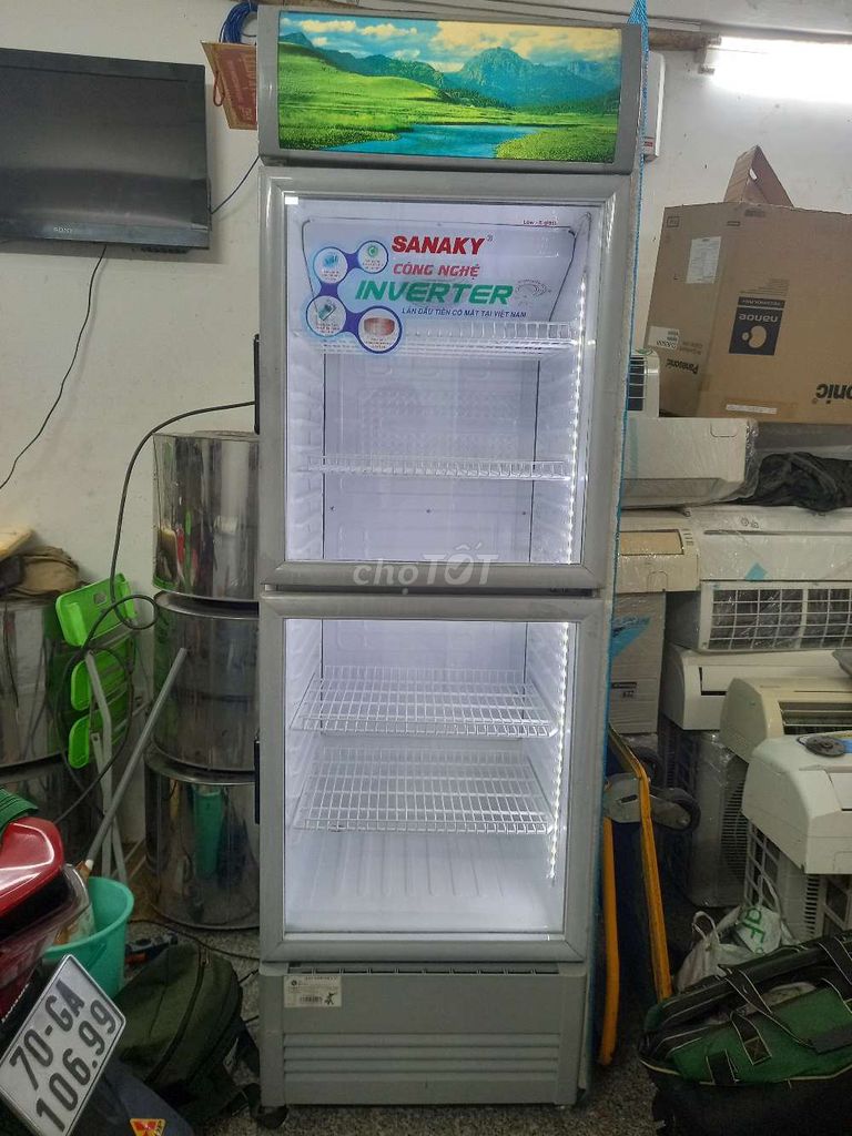 tủ mát sanaky inverter 340l