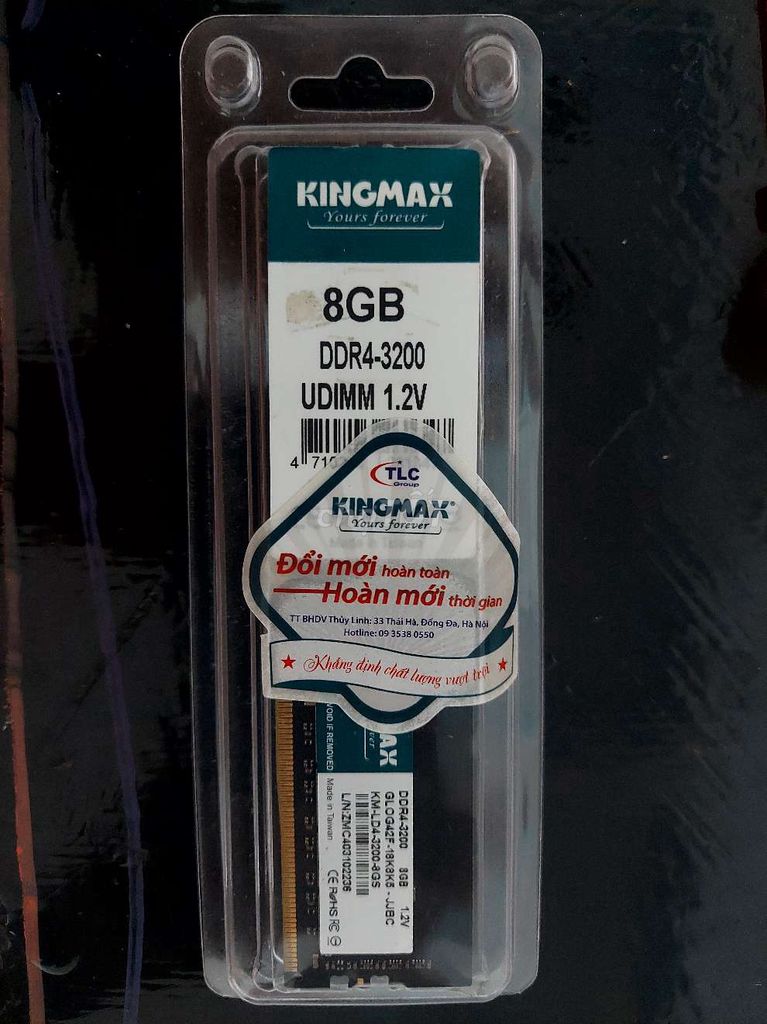 RAM Kingmax 8GB DDR4 3200MHz. Mua bán Linh kiện (RAM, Card...) tại Huyện An Lão Hải Phòng được đăng bởi minh trí hình 1