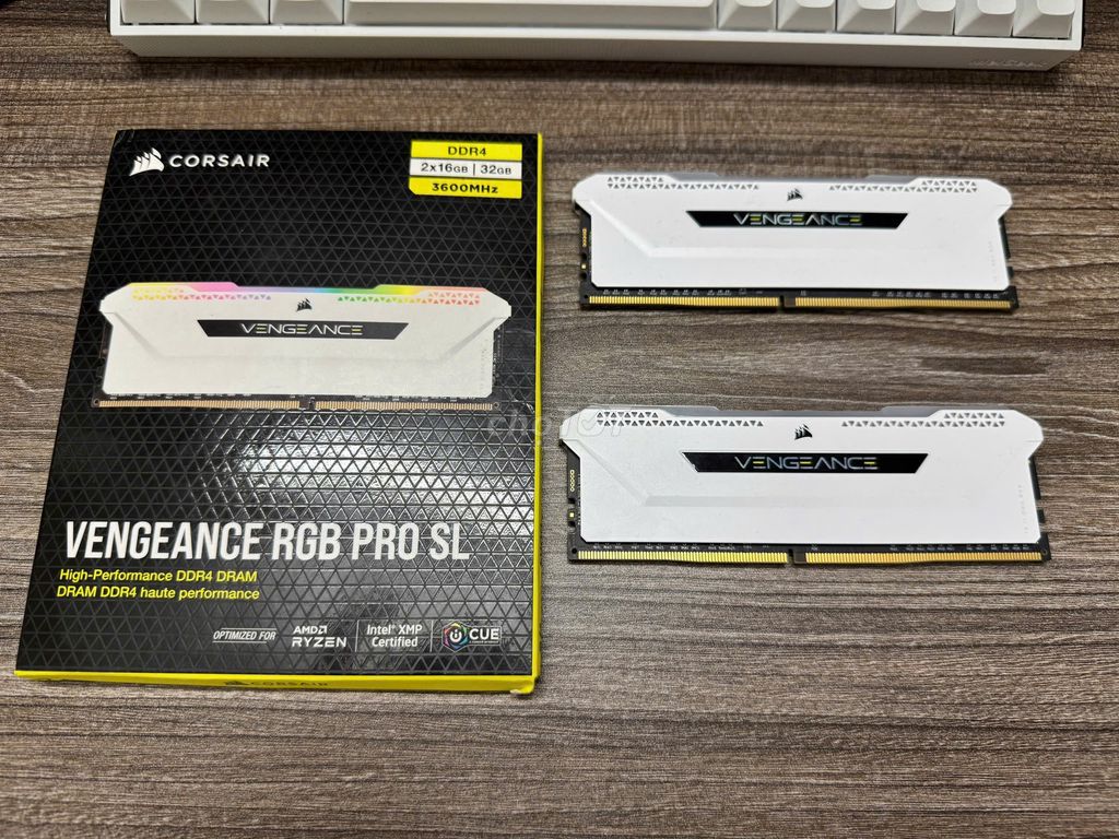 Ram CORSAIR Vengeance RGB Pro SL 16GBx2 Bus 3600