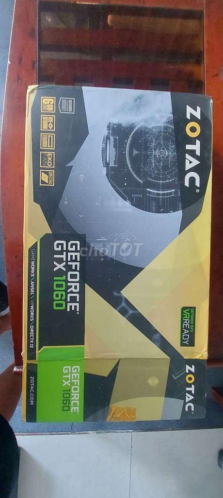 Card đồ họa Zotac GTX 1060 6GB 99.9% mới. Mua bán Linh kiện (RAM, Card...) tại Huyện Tam Nông Đồng Tháp được đăng bởi  Minh Nhưt hình 1