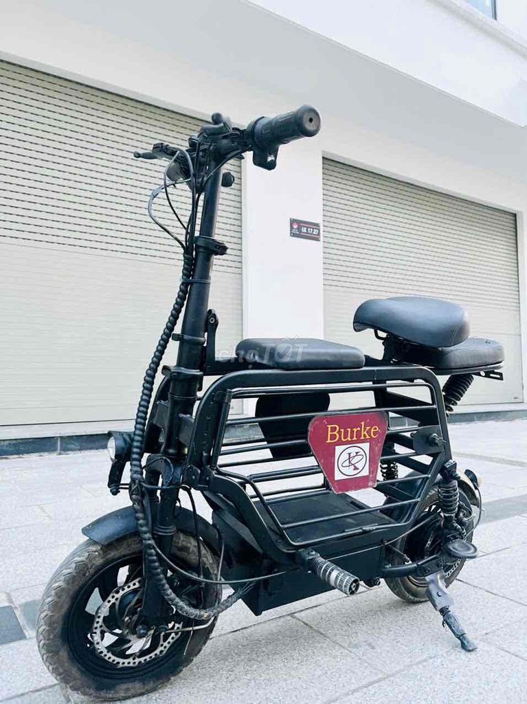 Xe đạp điện Burke Đen Gấp gọn. Mua bán Xe điện tại Quận Nam Từ Liêm Hà Nội được đăng bởi Bùi Anh Dũng hình 4