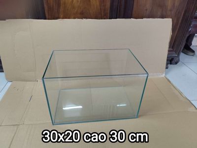 Bể kính kích thước 30x20x20 cm