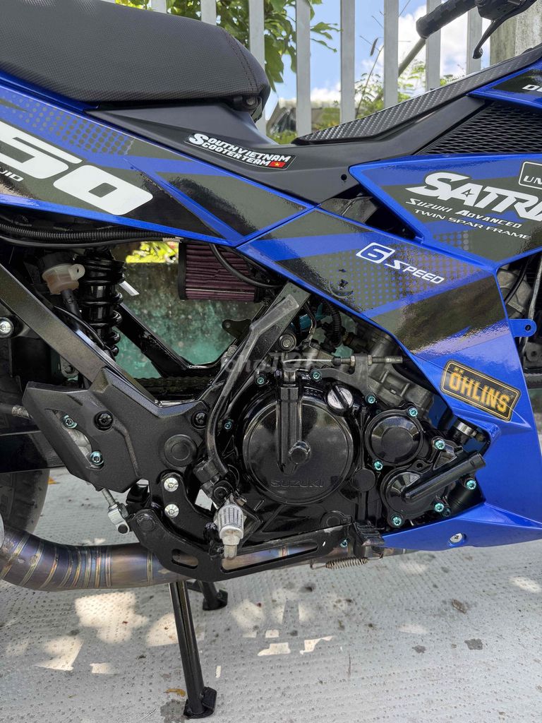 Suzuki Satria F150 2019 Xanh dương. Mua bán Xe máy tại Huyện Bến Lức Long An được đăng bởi Xe Máy Trung Toán hình 9