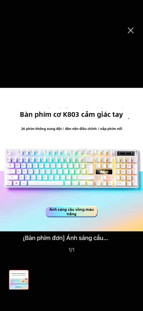 Bàn phím văn phòng Game đều được. Mua bán Phụ kiện (Màn hình, Chuột...) tại Huyện Tân Hiệp Kiên Giang được đăng bởi Phạm Lãi hình 1
