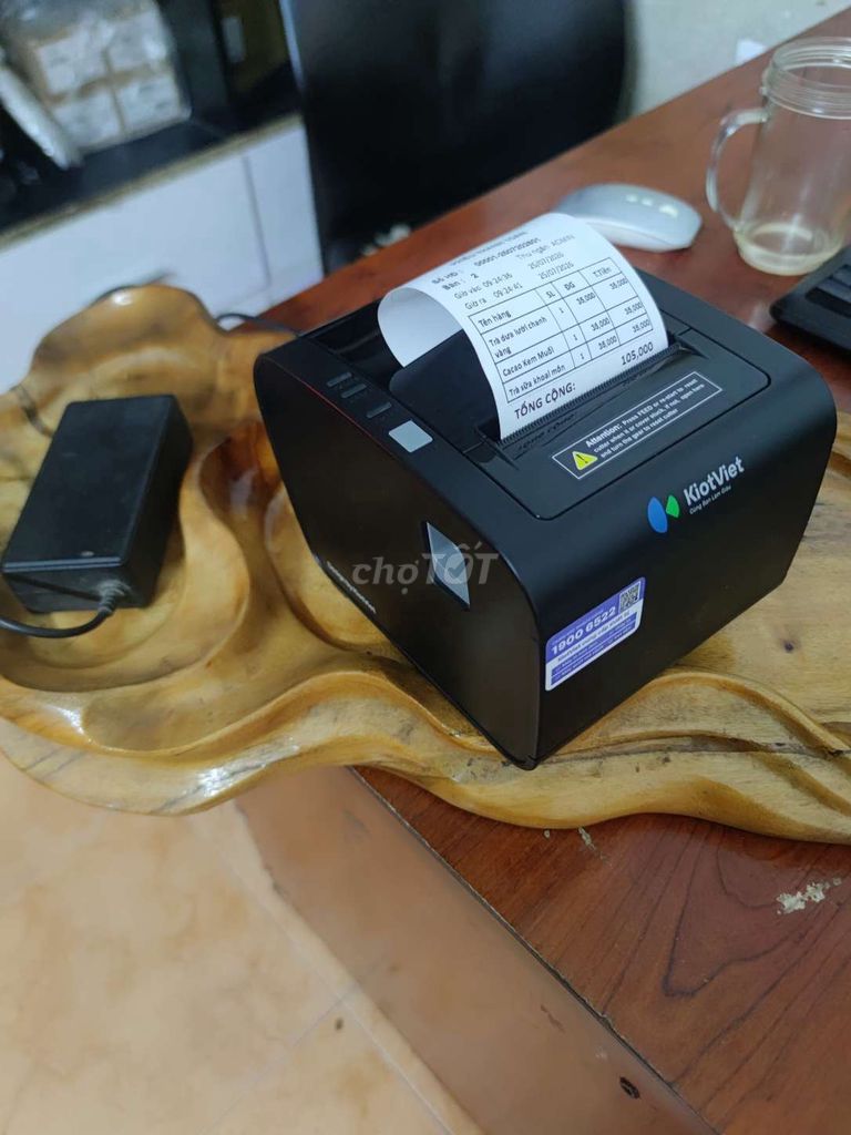 Máy in hóa đơn KiotViet KV804 Đen. Mua bán Đồ dùng văn phòng tại Quận Tân Phú Tp Hồ Chí Minh được đăng bởi LINDA STORE hình 1