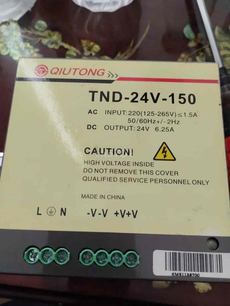 Bộ nguồn QIUTONG TND-24V-150. Mua bán Đồ chuyên dụng, Giống nuôi trồng tại Quận 3 Tp Hồ Chí Minh được đăng bởi Nguyễn t hình 1