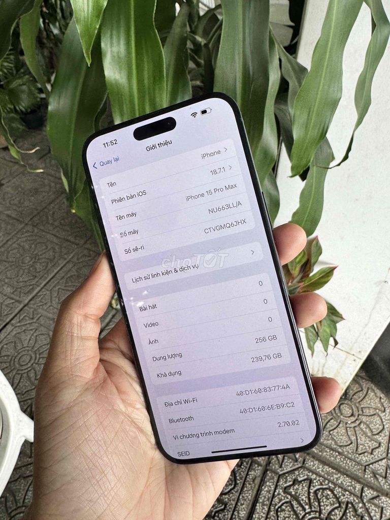 Bán 15Prm 256gb Qte Mỹ Đeph 99% 2 Sim 🍏. Mua bán Điện thoại tại Thành phố Sa Đéc Đồng Tháp được đăng bởi Tâm hình 1
