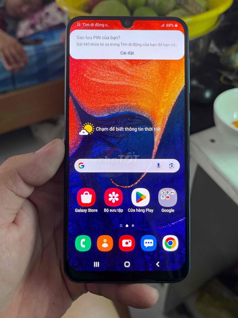 Samsung A50 màn zin đẹp ko ám, ko ố