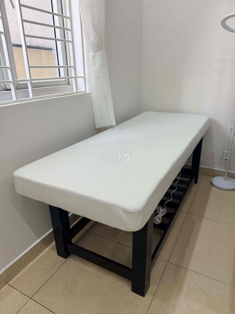 Giường spa Da Trắng kèm Ga giường. Mua bán Giường, chăn ga gối nệm tại Quận 7 Tp Hồ Chí Minh được đăng bởi July  hình 1