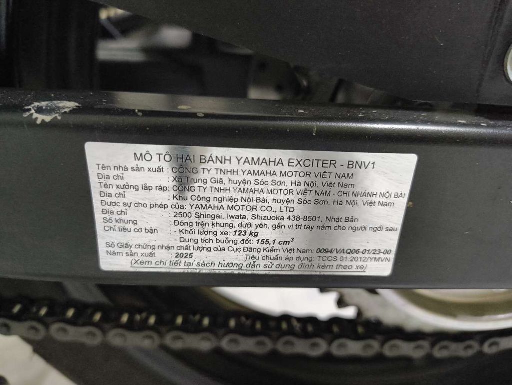 Hàng kịch khung Ex 155 monster ABS mới hết rodai. Mua bán Xe máy tại Thành phố Thái Bình Thái Bình được đăng bởi Phương Vy hình 1